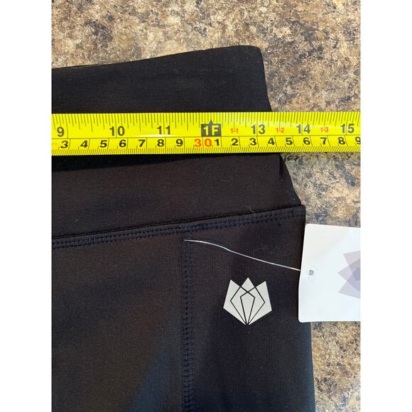 FitsT4 Sports NEW Black Riding Horse Equestrian Leggings Blue Details Small - Picture 8 of 9